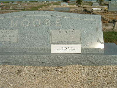 Moore, Lele May Binky