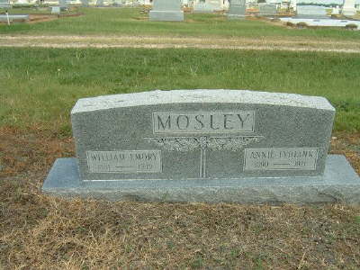 Mosley, William Emory & Annie Lydiann