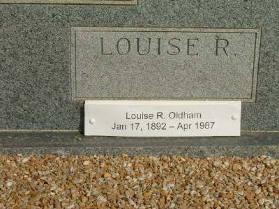 Oldham, Louise R.