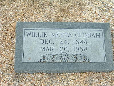 Oldham, Willie Meta