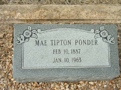 Ponder, Mae Tipton