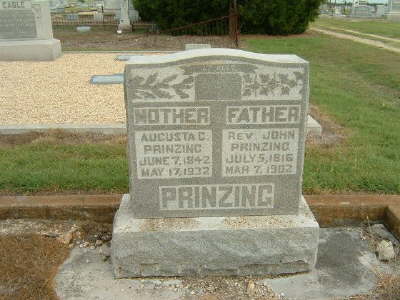 Prinzing, Augusta C. & Rev. John