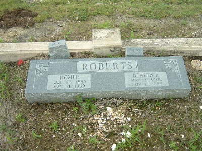 Roberts, Homer & Beatrice Eimers