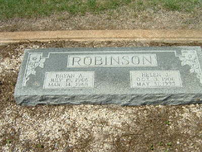 Robinson, Bryan A. & Helen J.