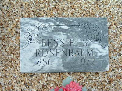 Rosenbalm, Bessie S.