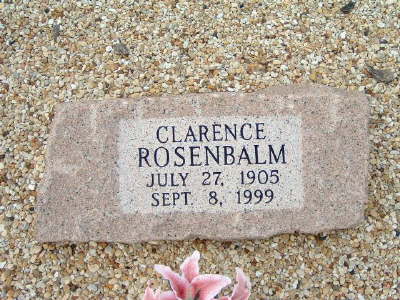 Rosenbalm, Clarence