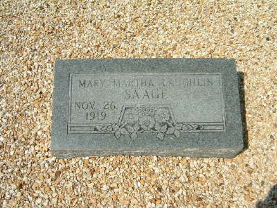 Saage, Mary Martha Laughlin