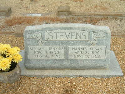 Stevens, William Jenkins & Nannie Susan
