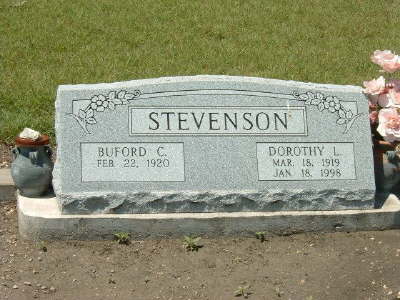 Stevenson, Buford C. & Dorothy Lorene