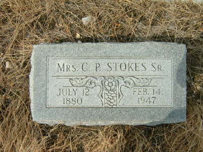 Stokes, Mrs. C. P. Sr.