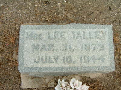 Talley, Mrs. Lee