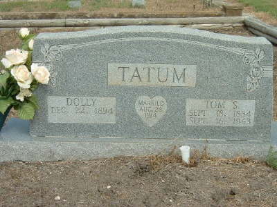 Tatum, Tom S. & Dolly