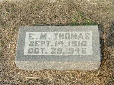 Thomas, E. M.