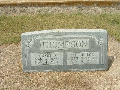 Thompson, Robert S. & Millie Lou