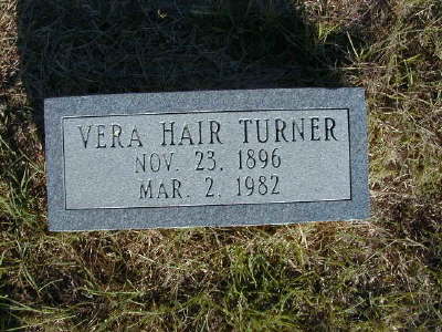 Turner, Vera Hair