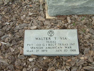 Via, Walter T. (military marker)