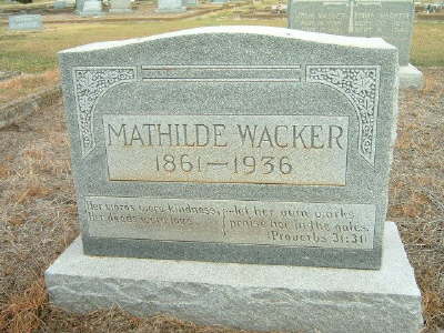 Wacker, Mathilde