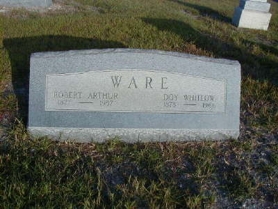 Ware, Robert Arthur & Doy Whitlow