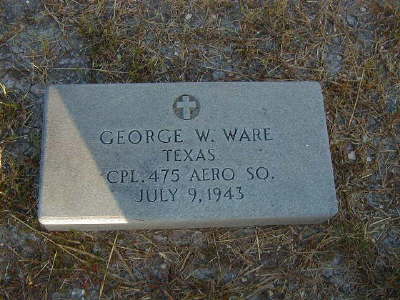 Ware, Cpl. George W. (military marker)