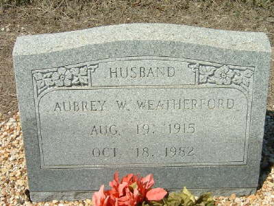Weatherford, Aubrey W