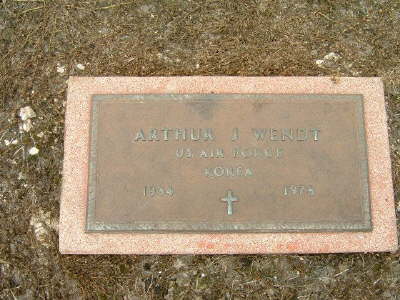 Wendt, Arthur J. (military marker)