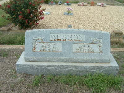 Wesson, John W. & Ann E.