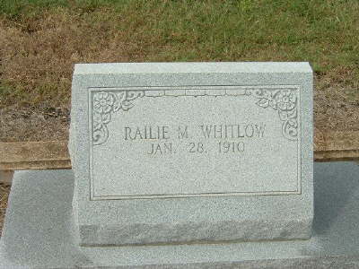 Whitlow, Railie M.