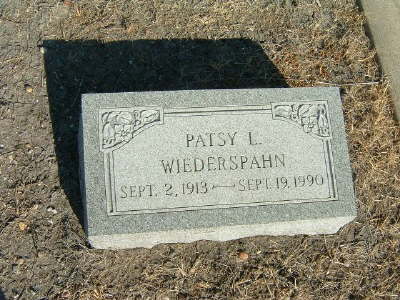 Wiederspahn, Patsy L.
