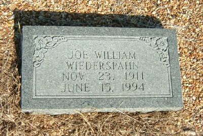 Widerspahn, Joe William