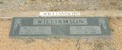 Williamson, W. D. Bill 7 Lee Anna