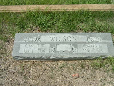 Wilson, Clarlie W. & Phoeba R.