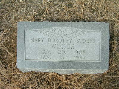 Woods, Mary Dorothy Stokes