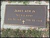 Ach, James Jr (military marker).JPG