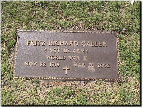 Galler, Fritz Richard (military marker).JPG