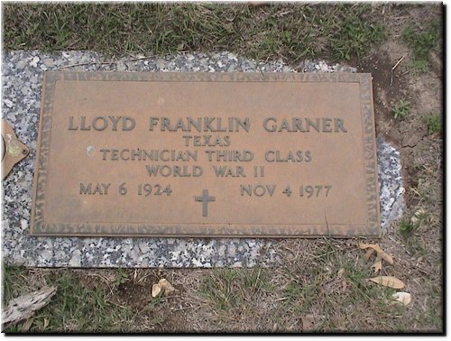 Garner, Lloyd Franklin (military marker).JPG