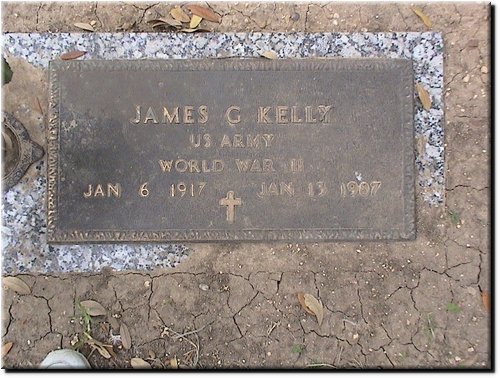 Kelly, James C (military marker).JPG