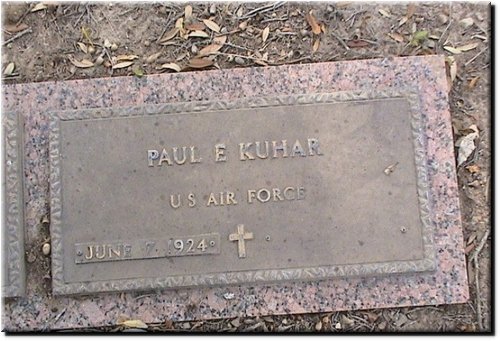 Kuhar, Paul E (military marker).JPG