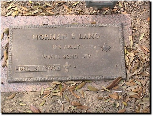 Lang, Norman (military marker).JPG