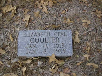 Coulter, Elizabeth Opal