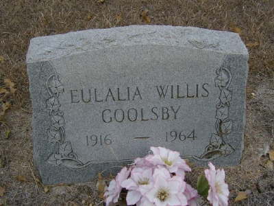 Goolsby, Eulalia Willis