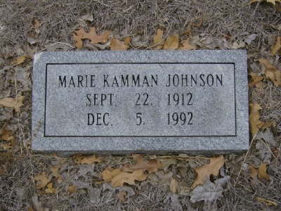 Johnson, Marie Kamman