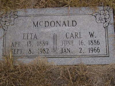 McDonald, Carl W.