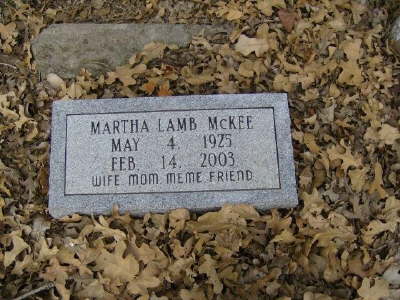 McKee, Martha Lamb