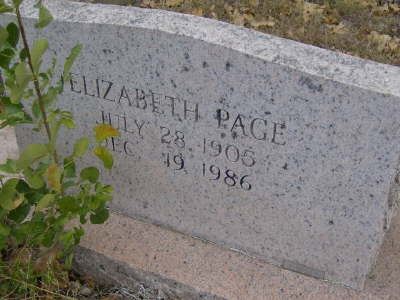 Page, Elizabeth