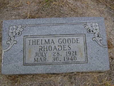 Rhoades, Thelma Goode