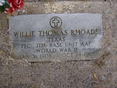 Rhoades, Willie Thomas