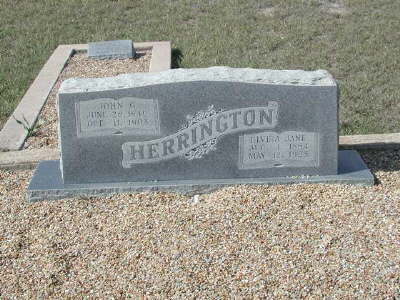 Herrington, John G & Elvira Jane