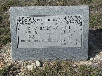 Hill, Rickey Harry Wayne