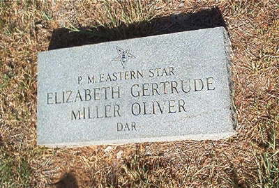 Oliver, Elizabeth Gertrude Miller