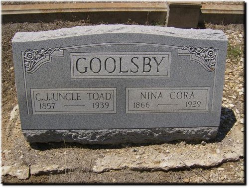 Goolsby, C. J and Nina Cora.JPG